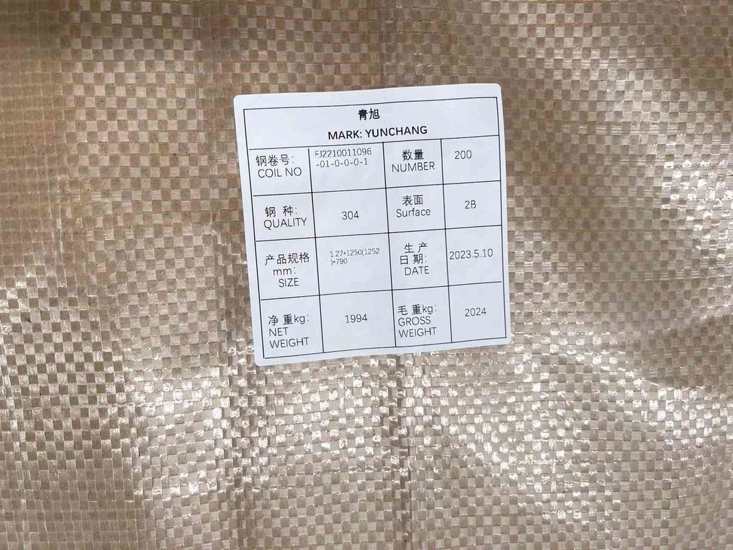 316L 316 Stainless Steel Sheet 2B Surface Cold Rolled ASTM Standard